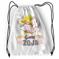 Plecak Sportowy Szkolny Dla Zoi Córki Dziecka Z Nadrukiem Ze Zdjęciem