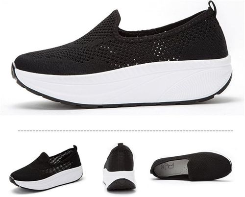 Buty Damskie Wsuwane Trekkingowe do Fitnessu Siłownia Czarne 40 5 3cm na Arena.pl