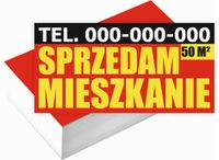 Wizytówki firmowe 100szt SZEREG WZORÓW do wyboru SPRZEDAM MIESZKANIE