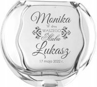 Wazon z grawerem PREZENT na ślub wesele rocznicę
