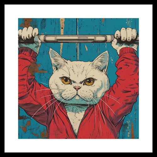 Plakat 40x40cm Mistrz Ciężarów na Arena.pl