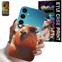 ETUI CASE SAMSUNG GALAXY S24 FE SŁODKA KAPIBARA WZORY Z ZWIERZĘTAMI + FOLIA
