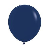 Balon lateksowy pastelowy granatowy navy blue, 45 cm 1 szt.