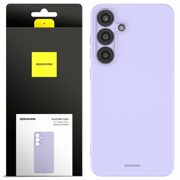 Spacecase Silicone Case 3.0 Galaxy S25+ light purple zdjęcie 1