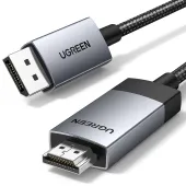kabel display port do hdmi ugreen dp119 4k, 2m, jednokierunkowy