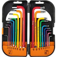 ZESTAW KLUCZY IMBUSOWYCH ORAZ KLUCZE TROX HX 1,5-10 MM TX 10-50 18 SZT