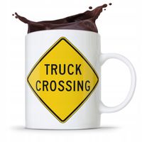 Dla Tirowca Kierowcy Kubek Truck Crossing Prezent Z Nadrukiem Ze Zdjęciem