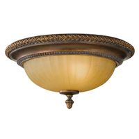 Plafon klasyczny Kelham Hall FE-KELHAM-HALL-F Feiss brązowy bursztynowy