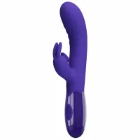 pretty love cerberus fioletowy - silikonowy model krolik, 30 trybow, usb