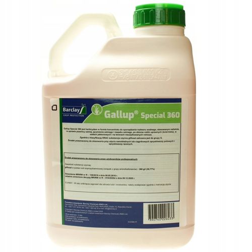 GALLUP 5L 360SL Glifosat hebicyd totalny na Arena.pl