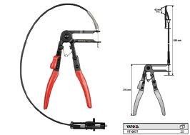 Szczypce do opasek zaciskowych z linką YATO YT-0677 zdjęcie 1