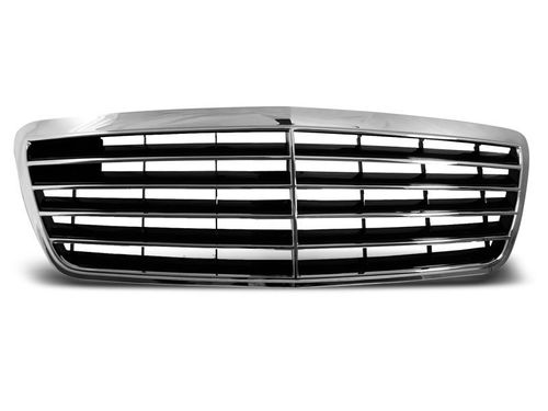Grill MERCEDES W210 99-02 AVANTGARDE CHROM-BLACK na Arena.pl