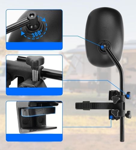 Lusterka holownicze SUPAREE SP-JK2107 uniwersalne do kampera 1 para na Arena.pl