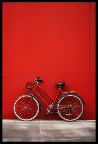 Plakat 40x60cm Czerwony Rower na Arena.pl