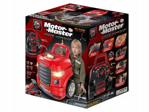 CIĘŻARÓWKA DO ROZKRĘCANIA REALISTYCZNE CZĘŚCI SILNIK ZESTAW MECHANIKA 61 EL na Arena.pl