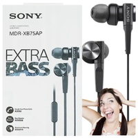 Słuchawki dokanałowe Sony MDR-XB75AP Extra BASS Hit