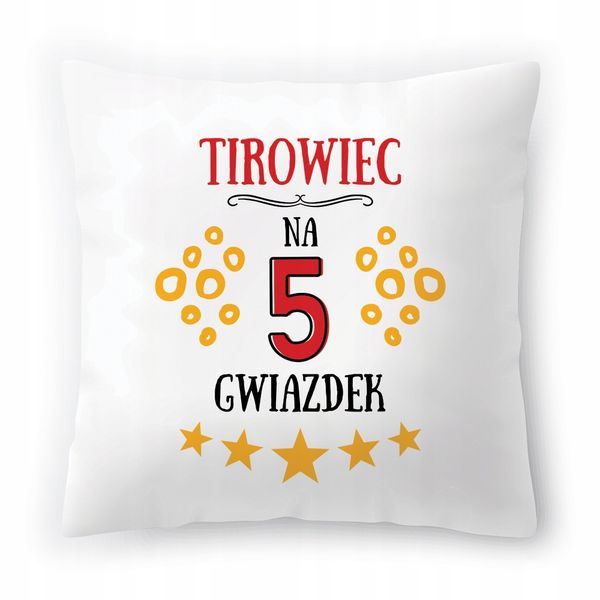 Dla Tirowca Poduszka Na Urodziny Na Prezent Z Nadrukiem Ze Zdjęciem zdjęcie 1