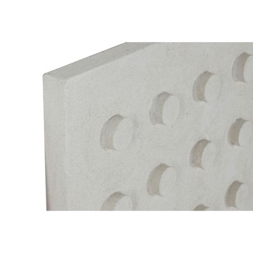 Dekoracja ścienna Home ESPRIT Biały Drewno MDF Nowoczesny 80 x 6,5 x 80 cm na Arena.pl