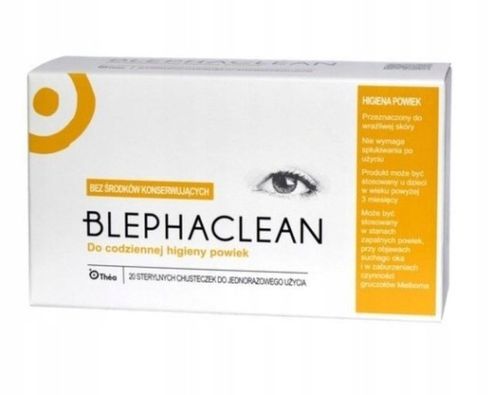 Blephaclean Chusteczki Do Higieny Powiek 20 sztuk na Arena.pl
