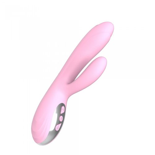 wibrator joker heating double vibrating massage stick  pink na Arena.pl