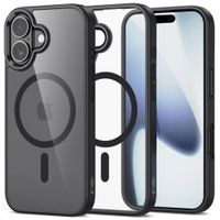 Etui Tech-Protect MagMat MagSafe na iPhone 17 - przezroczysto-czarne