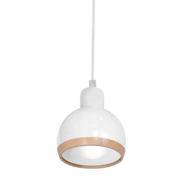 LAMPA WISZĄCA OVAL WHITE 1XE27 zdjęcie 3