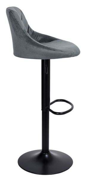 Hoker barowy CYDRO BLACK grafitowy Velvet zdjęcie 5