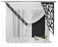 FIRANA NOWOCZESNA salon sypialnia AŻUR 2 czerń