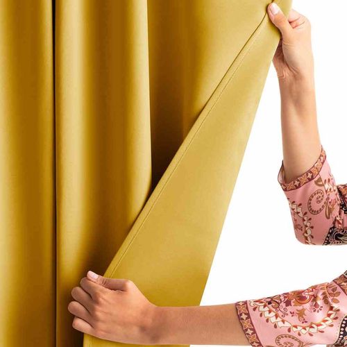 CURT/AH/BLACKOUT/EYELETS/MUSTARD/140X245/1PC na Arena.pl