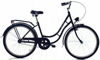 Rower Dallas Retro 26" 1spd - czarny z koszem