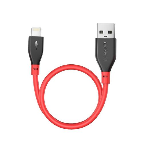 Kabel Lightning Blitzwolf Bw-Mf11 0.3M (Czerwony) na Arena.pl