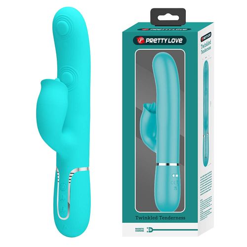 wibrator króliczek dla kobiet, z języczkiem stymulującym łechtaczkę. gigi na Arena.pl