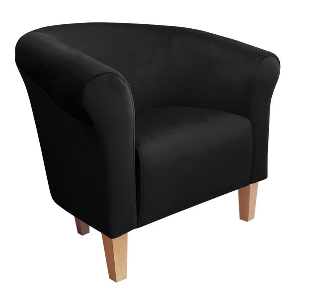 Fotel Milo nogi buk czarny MG19 zdjęcie 1