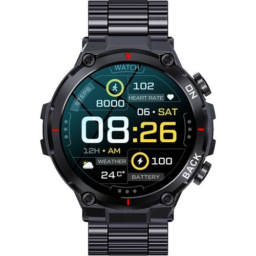 Smartwatch GRAVITY GT8-2 CZARNY Męski BRANSOLETA TĘTNO KALORIE SEN ROZMOWY na Arena.pl