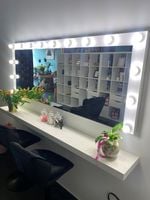 Lustro wizażowe, makijażowe, make up,do wizażu 60-160 Stojące  wiszące