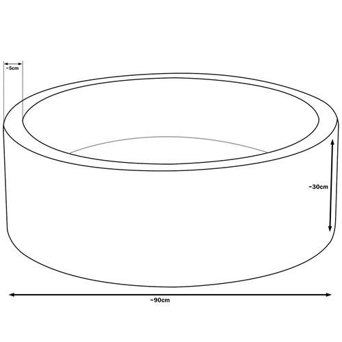 Suchy basen dla dziecka z piłeczkami 200szt MEGA ZESTAW DLA DZIECI na Arena.pl