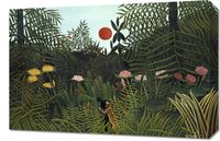 Obraz 60x40cm Virgin Forest, Rousseau Vintage do Salonu