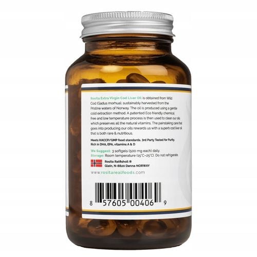 Tran Rosita Extra-Virgin Cod Liver Oil (EVCLO) 90 kapsułek na Arena.pl