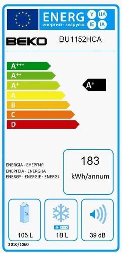 Beko Chłodziarka BU1152HCA na Arena.pl