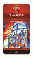 kredki polycolor 3822 12szt linia brąz 7722
