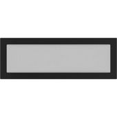 KRATKA KOMINKOWA 17x49 CZARNA WENTYLACYJNA METALOWA Z SIATKĄ I