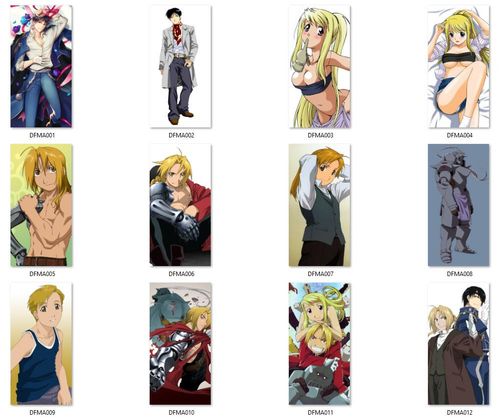 Dakimakura Fullmetal Alchemist DO WYBORU duża na Arena.pl