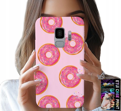 ETUI DO SAMSUNG GALAXY S9 - WZÓR Z PĄCZKAMI DONATAMI POLEWĄ CUKROWĄ na Arena.pl