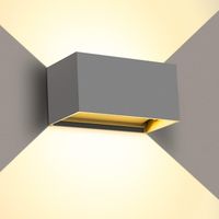 Lampa LED Kingwen XL-WL-BD-0010 20W IP65 ciepła biel szara