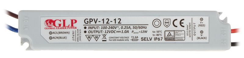 ZASILACZ IMPULSOWY 12V/1A/GPV zdjęcie 1