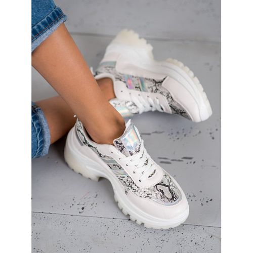Białe Sneakersy Snake Print r.36 na Arena.pl