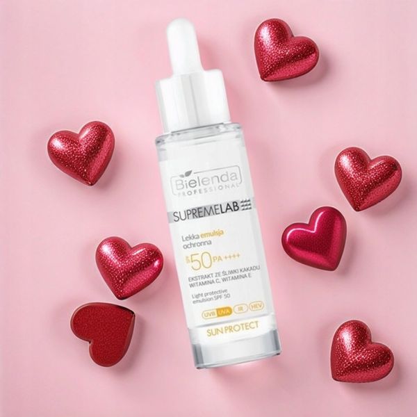 BIELENDA SUPREMELAB EMULSJA OPALANIA OCHRONNA SPF50 PA ++++ UVA UVB IR HEV zdjęcie 2