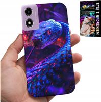 ETUI DO MOTOROLA MOTO E14 - WĄŻ KOBRA GRZECHOTNIK GADY CASE + FOLIA