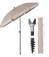 PARASOL OGRODOWY PLAŻOWY POKROWIEC SEKEY 180CM SEKEY UPF50+ REGULOWANY