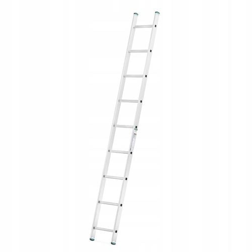 Drabina aluminiowa przystawna ALOSS mocna TUV 1x9 - 2,56m na Arena.pl